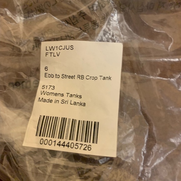 Lululemon Ebb to Street Crop Tank “Faint Lavender” NWT - Picture 5 of 10